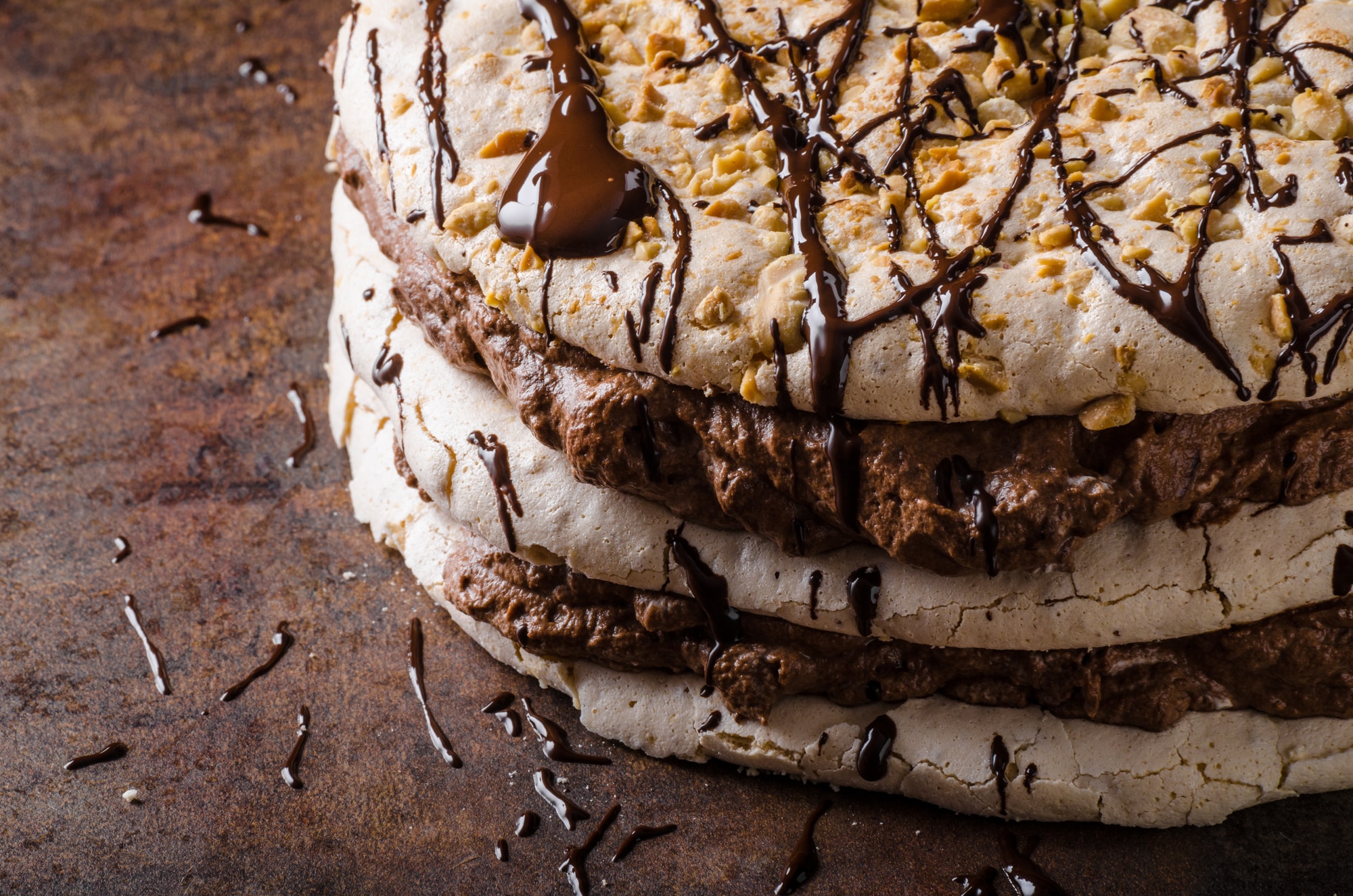 Pavlova chocolat