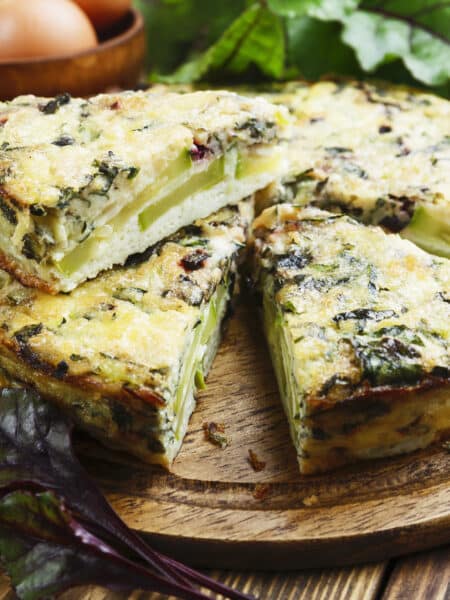 Quiche aux courgettes
