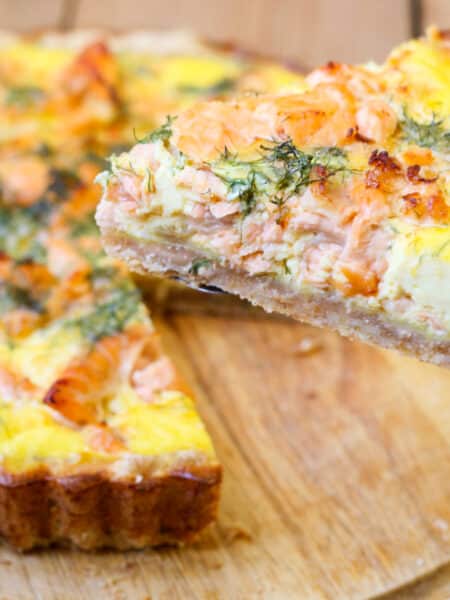 Quiche au saumon