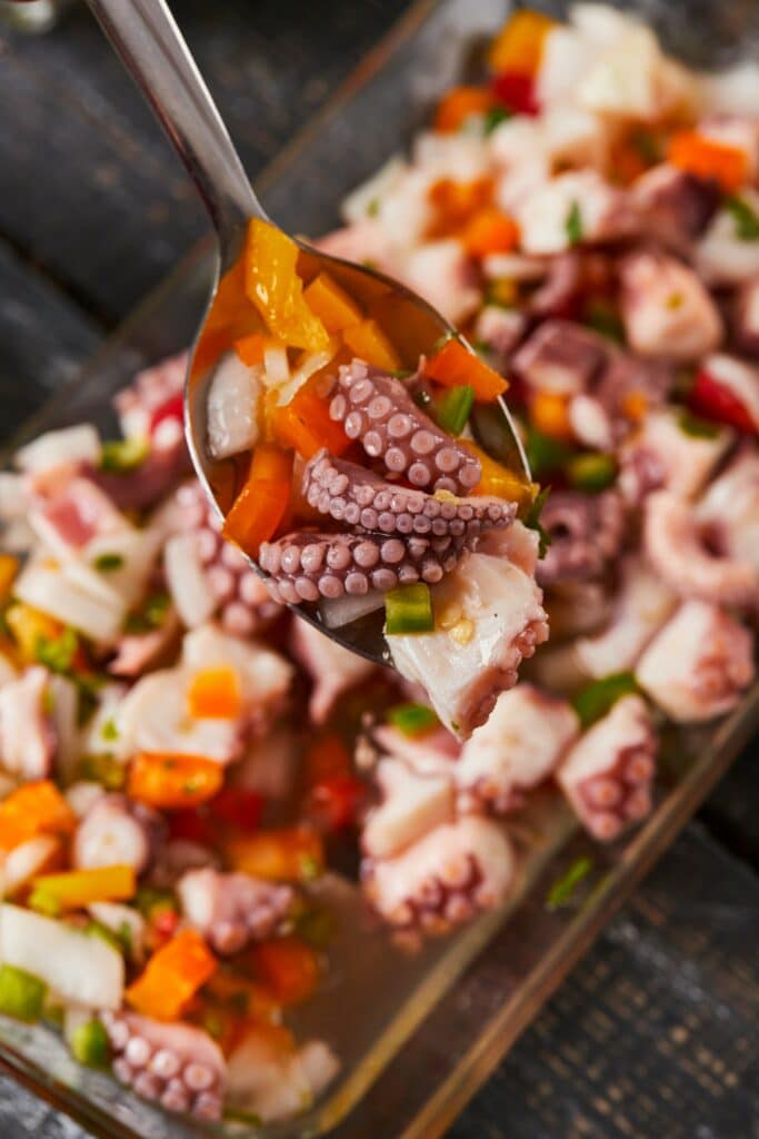 salade poulpe