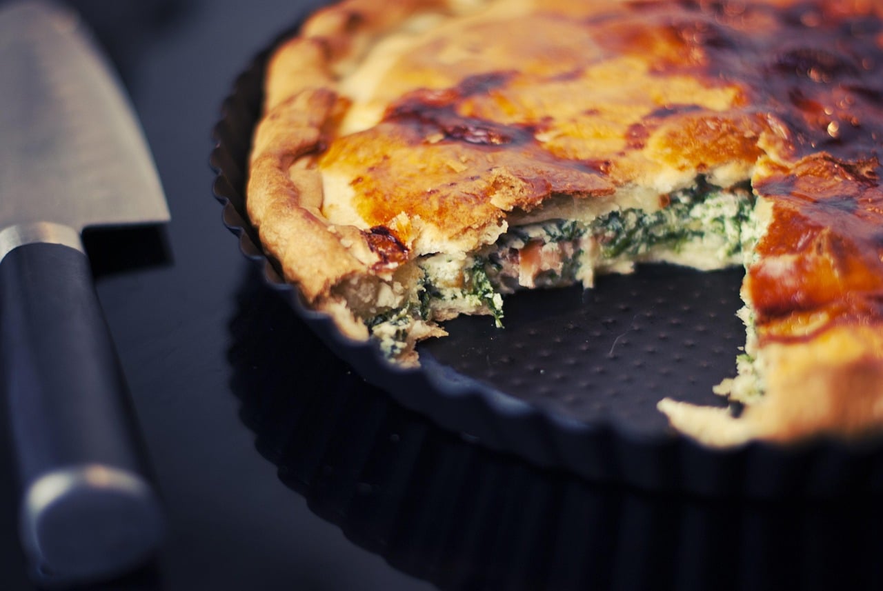 quiche épinard chèvre