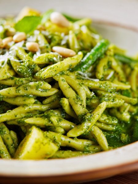 Trofie al pesto alla Genovese