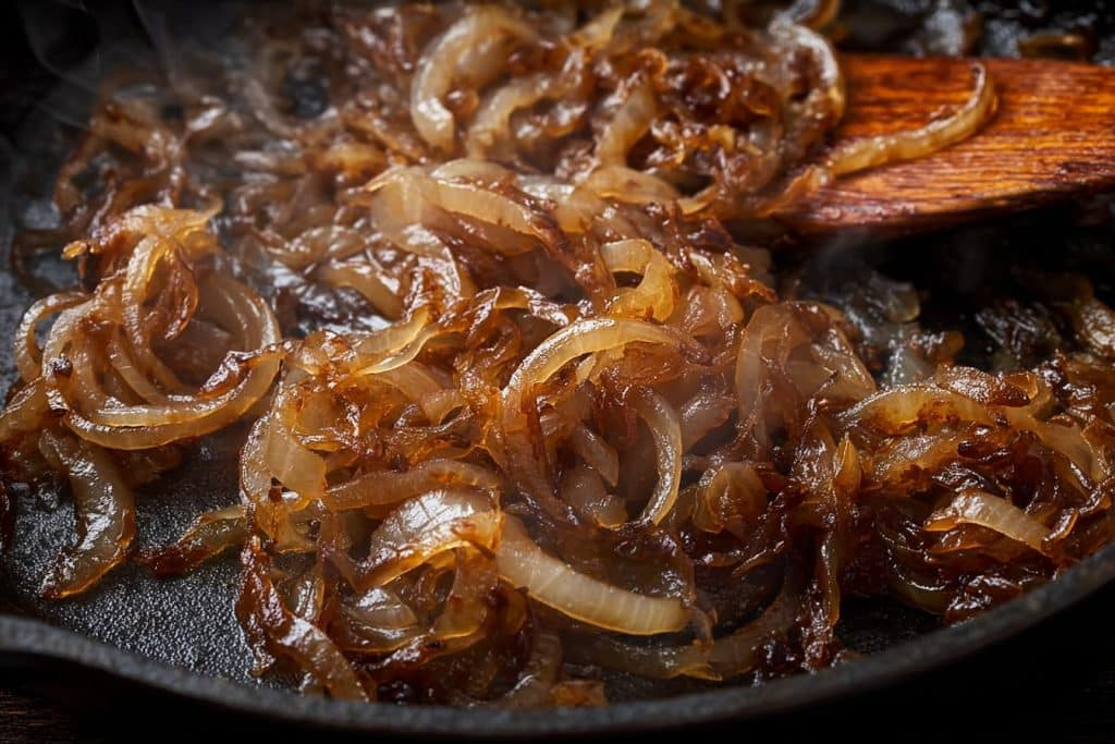 oignons caramélisés