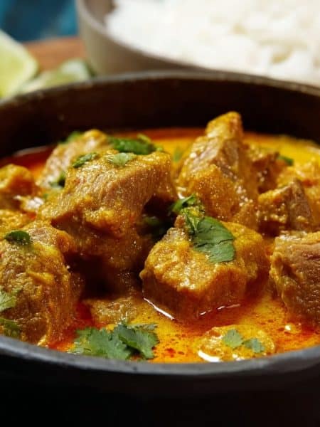 sauté de porc curry lait de coco