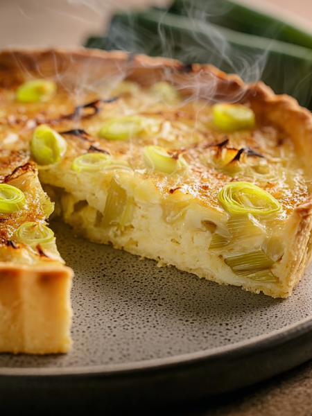 tarte aux poireaux