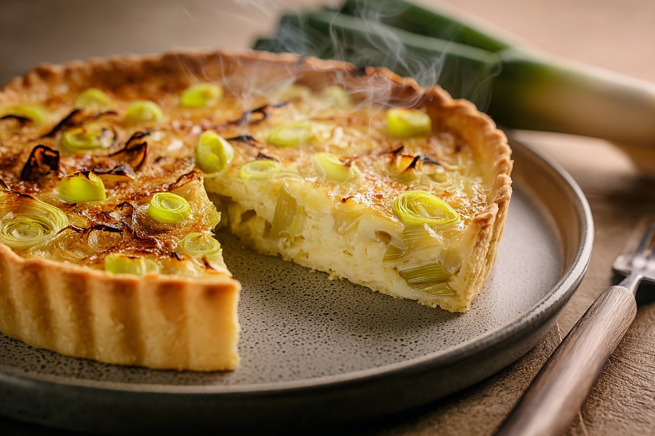 tarte aux poireaux