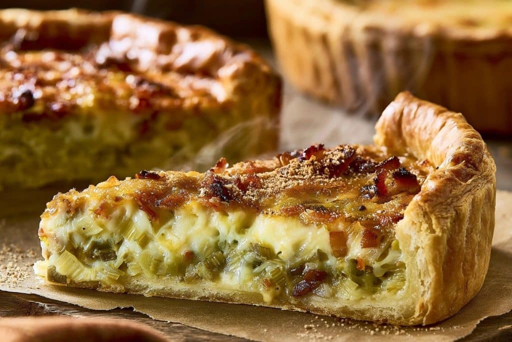 Tarte aux poireaux à l'ancienne : la véritable recette fondante