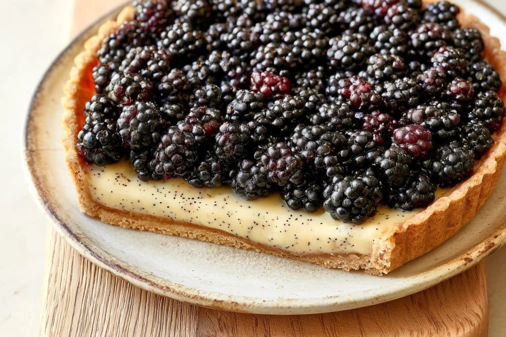 Tarte aux mûres : la recette gourmande et son fond sablé noisette — photo 1