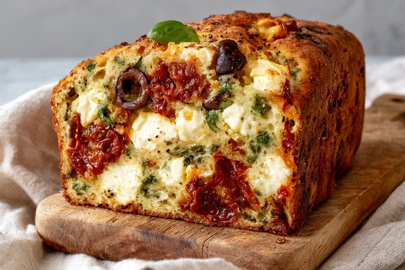 Cake feta et tomates séchées : le secret d'un moelleux irrésistible — photo 1