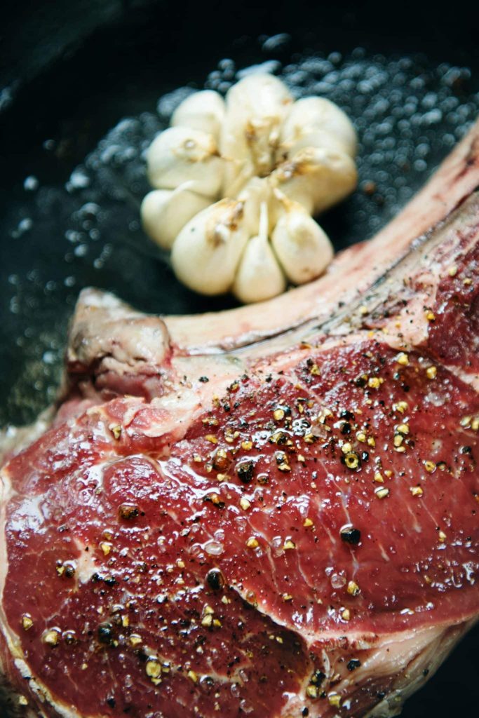 steak au poivre à la mignonnette