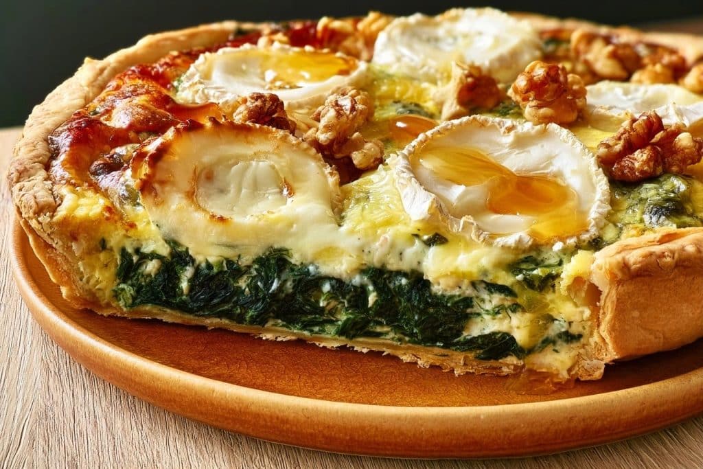 Tarte chèvre épinard : la technique pour une pâte croustillante et un appareil fondant — photo 1